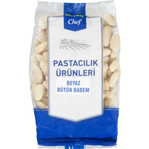 Metro Chef Beyazlatılmış Bütün Badem 1 kg