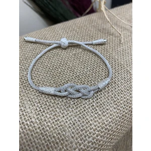 Sonsuzluk Gümüş Kazaziye Bileklik Asansörlü Model