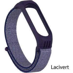 Bilişim Aksesuar Xiaomi Mi Band 3 4 5 6 Hasır Kumaş Örgü Spor Kordon Kayış