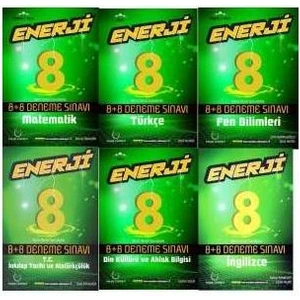 Palme Yayıncılık Enerji 8 (Sarmal) + 8 (Genel) Deneme Set 6 Ders