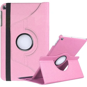 iPad Pro 12.9 (2018) Tablet Kılıfı 360 Dönebilen Standlı - Açık Pembe