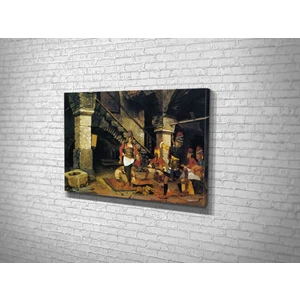 Tablo 360 Osman Hamdi Bey- Zeybekler Kanvas Tablo