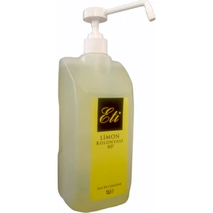 Limon Kolonyası 1 Lt Pompalı Sprey Başlıklı Klasik Eti 80° Derece Kolonya