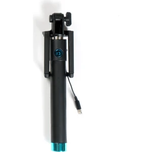 Exe Technology Exe Selfie Stick Mavi Renk Tüm Modellere Uyumlu Kablolu