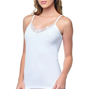 Kadın Ribana Ip Askı Güpürlü Atlet 6 Lı 0139