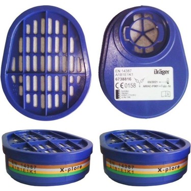 Drager X-Plore 3300/M Yarım Yüz Gaz Maskesi + 6738816 Fiyatı