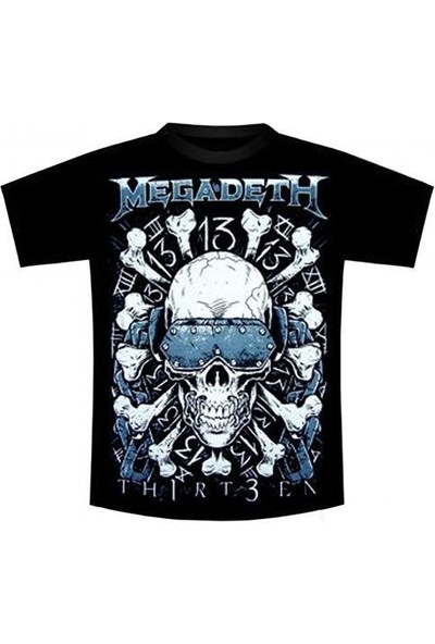 Orijin Megadeth Tişört-Thirteen