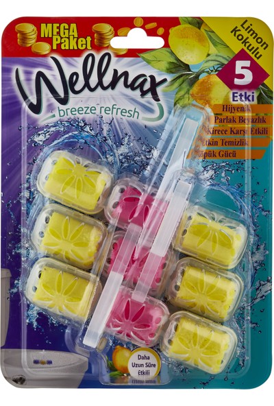 Wellnax Wc & Klozet Blok Limon Ferahlığı Mega Paket