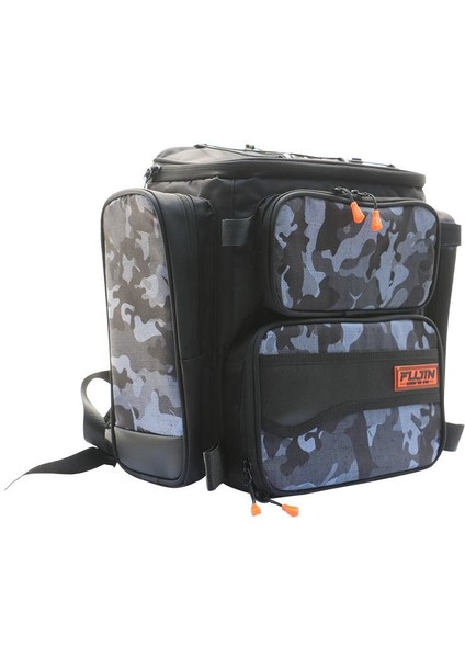 Black Camo Back Pack - Balıkçı Sırt Çantası