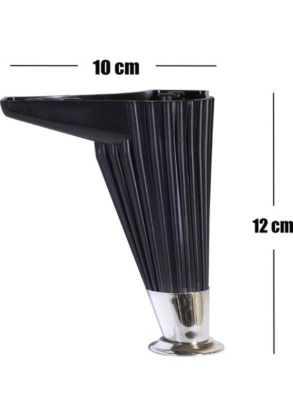 Mobilya Kanepe Masa Sehpa Ayağı Baza Ayakları Siyah 12 Cm (4 Adet) modelleri