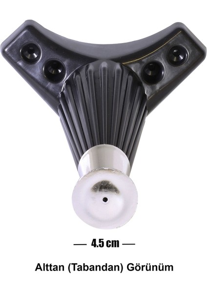 Mobilya Kanepe Masa Sehpa Ayağı Baza Ayakları Siyah 12 Cm (4 Adet) indirimleri