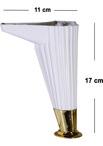 Mobilya Kanepe Masa Sehpa Ayağı Baza Ayakları Beyaz 17 Cm (4 Adet) modelleri
