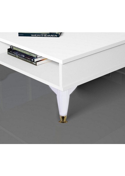 Mobilya Kanepe Masa Sehpa Ayağı Baza Ayakları Beyaz 17 Cm (4 Adet) fırsatları