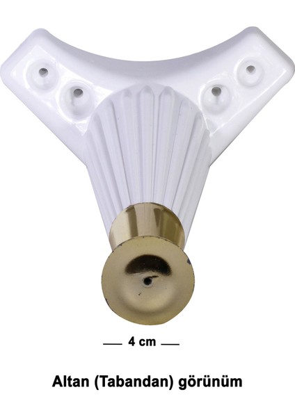 Mobilya Kanepe Masa Sehpa Ayağı Baza Ayakları Beyaz 17 Cm (4 Adet) indirimleri