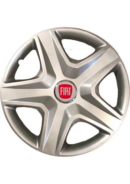 Fiat 500 16 Inç Jant Kapağı Takım 4 Adet+Amblem