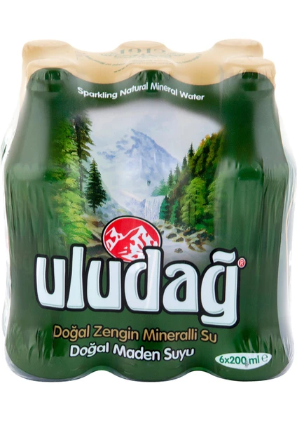 Sade Doğal Maden Suyu 6x 200 ml