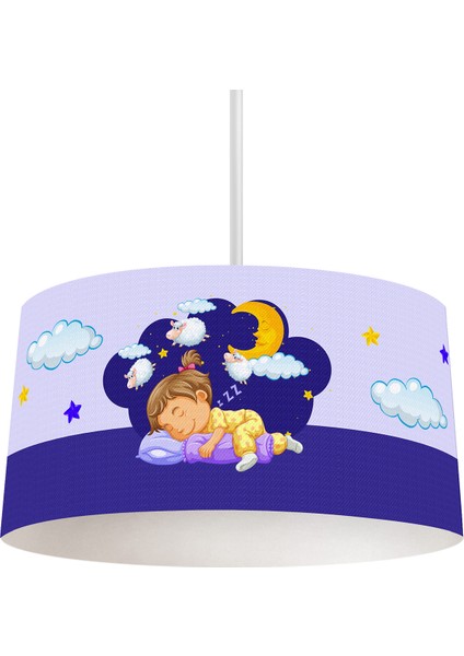 Bulutlar Yıldızlar Çocuk Odası Bebek Odası Sarkıt Avize TLAV-057