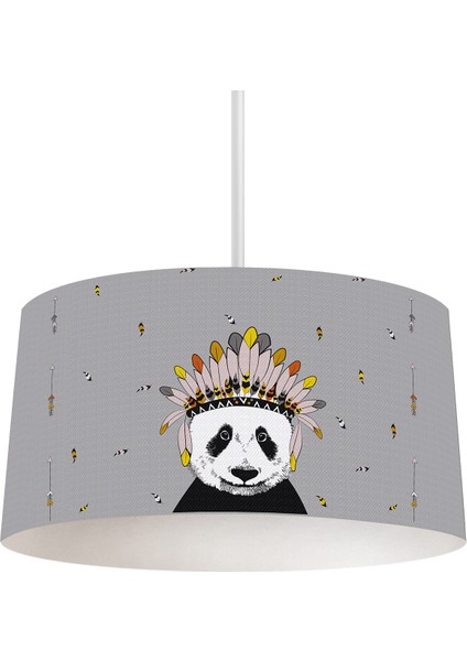 Panda Desen Çocuk ve Bebek Odası Sarkıt Avize TLAV-101