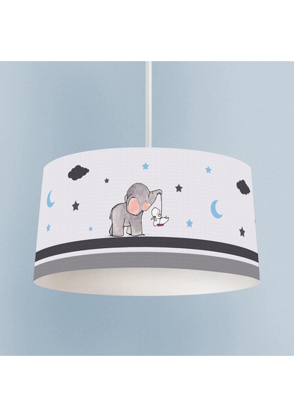 Erkek Çocuk ve Bebek Odası Fon Perdesi 2 Kanat TLAV-119