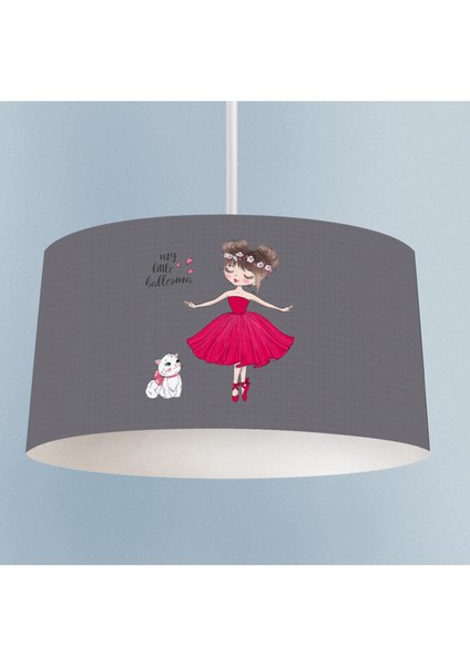Balerin Kız Desenli Çocuk Odası Sarkıt Avize