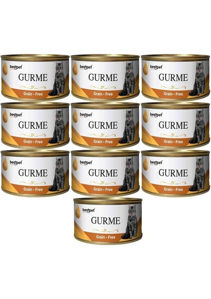 Gurme Kedi Konservesi Cigerli 100 gr 10 Adet
