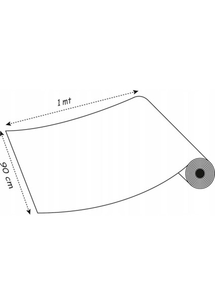 349-5330 Buzlu Cam Kendinden Yapışkanlı Folyo (90CM x 1 Mt)
