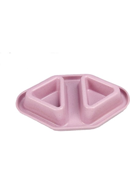 Bambu Ikili Taşma Önleyici Mama ve Su Kabı BO-3170 230 ml Mor