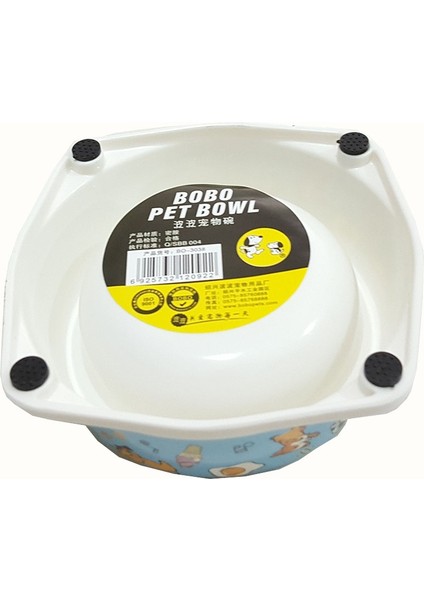 Kedi Köpek Melamin Mama ve Su Kabı BO-3038 130 ml Mavi fiyatları