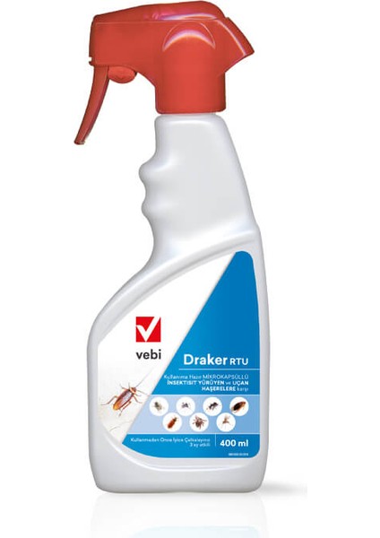 Akrep-Tahta Kurusu-Hamamböceği- Karınca 400 ml