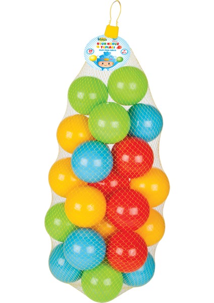 Havuz Topu 28 Adet / 6 cm / File – Karışık Renkli
