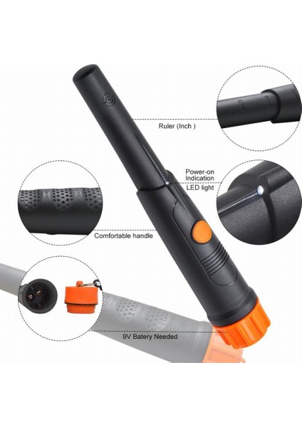 Md 720 Pointer Hazine Altın Metal Dedektörü