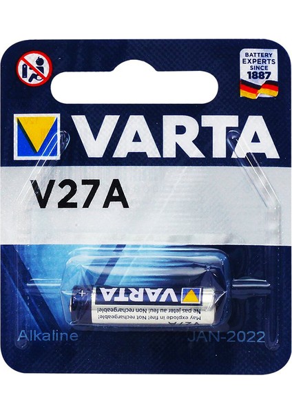 27A Alkalin 12 Volt Para Pil Tekli