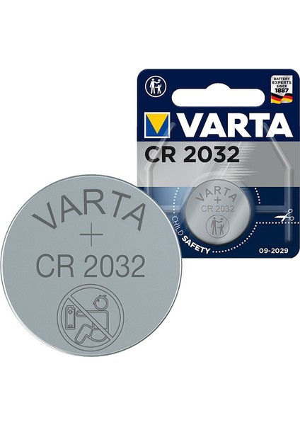 Cr 2032 3 Volt Tekli Lityum Pil