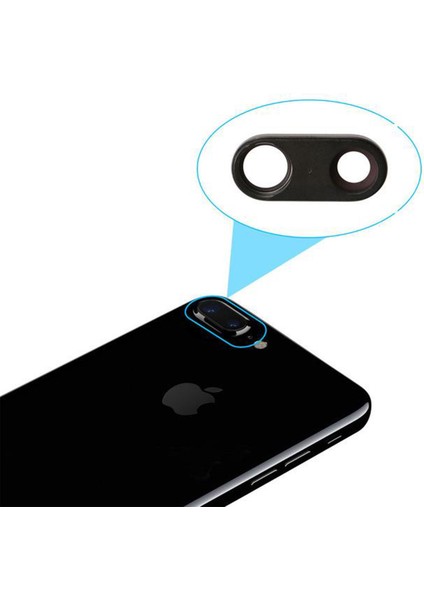 Apple iPhone 8 Plus Uyumlu Kamera Camı