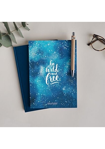 Be Wild And Free Mottolu Defter - Çizgisiz Defter Serisi - N062