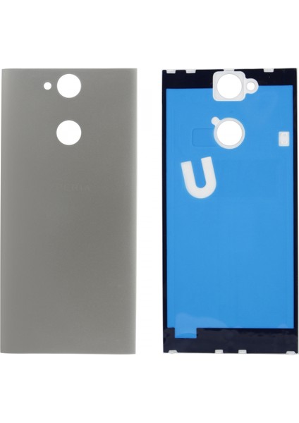 Sony Xperia Xa2 Uyumlu Batarya Kapağı (Gümüş) VR-18612