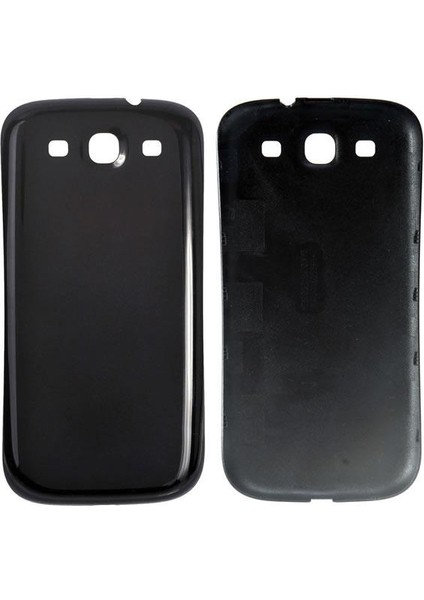 Samsung Galaxy i9300 S3 Uyumlu Batarya Kapağı (Siyah) VR-5956