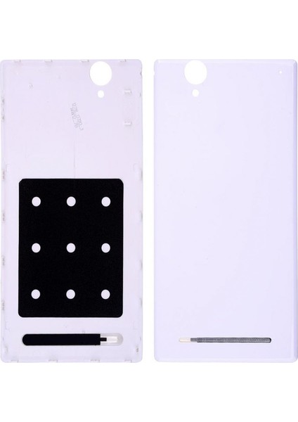 Sony Xperia T2 Ultra Uyumlu Batarya Kapağı (Beyaz) VR-5369
