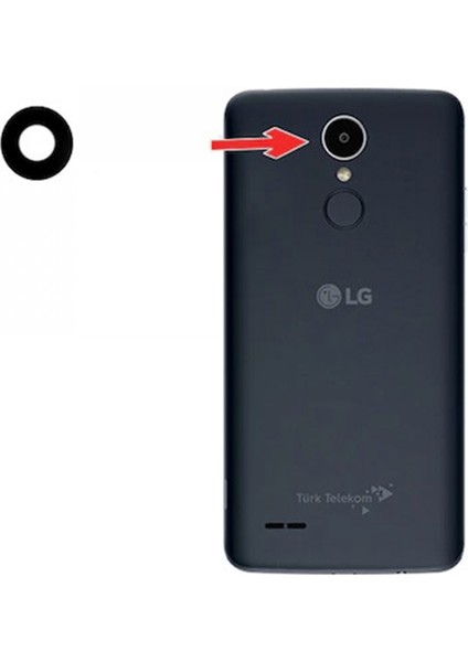 LG K8 2017 Uyumlu Kamera Camı
