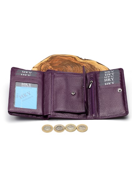 Orta Boy Çok Kullanışlı Hakiki Deri Kadın Cüzdan fiyatları
