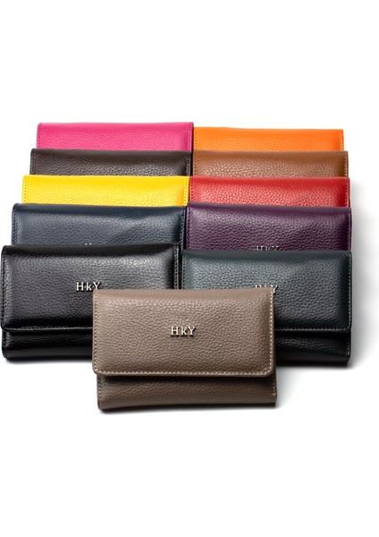 Orta Boy Çok Kullanışlı Hakiki Deri Kadın Cüzdan indirimleri