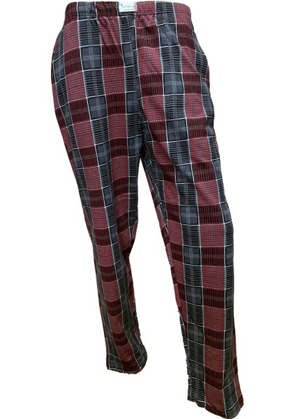 Polo Erkektek Cepli Pijama Kırmızı Siyah.xl