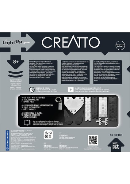 Junoo Creatto Panda Birleştirilebilir Led Aydınlatma