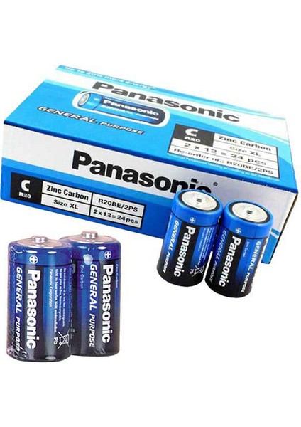Manganez Orta Boy Pil 24'lü Paket