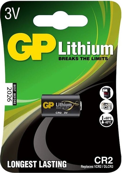 Cr2 3 Volt Lithium Fotoğraf Makinesi Pili