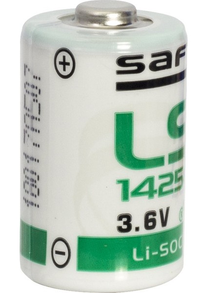 3.6 Volt Kısa Lityum Saft Pil 14250