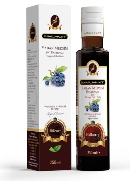 Yaban Mersini Sıvı Ekstraktı 250 ml