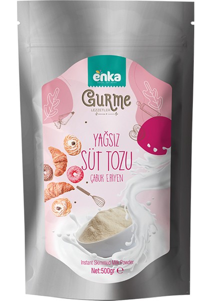 Enka Gurme Enka Gurme Çabuk Eriyen Yağsız Süt Tozu 500 gr