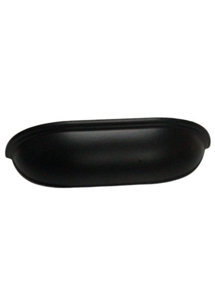 Lüks Çanak Sandal Gizli Kulp 96MM Siyah