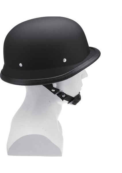 Alman Tarzı Vintage Motosiklet Yarım Açık Kask-L (Yurt Dışından) indirimleri